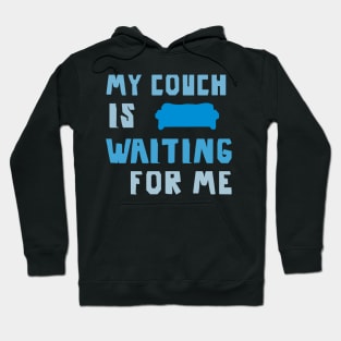 Winter Couch Sofa Snow Cold Christmas Hoodie